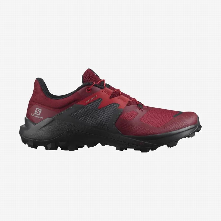 Salomon Wildcross 2 Erkek Patika Koşu Ayakkabısı Kırmızı/Siyah [GHI1515MG]